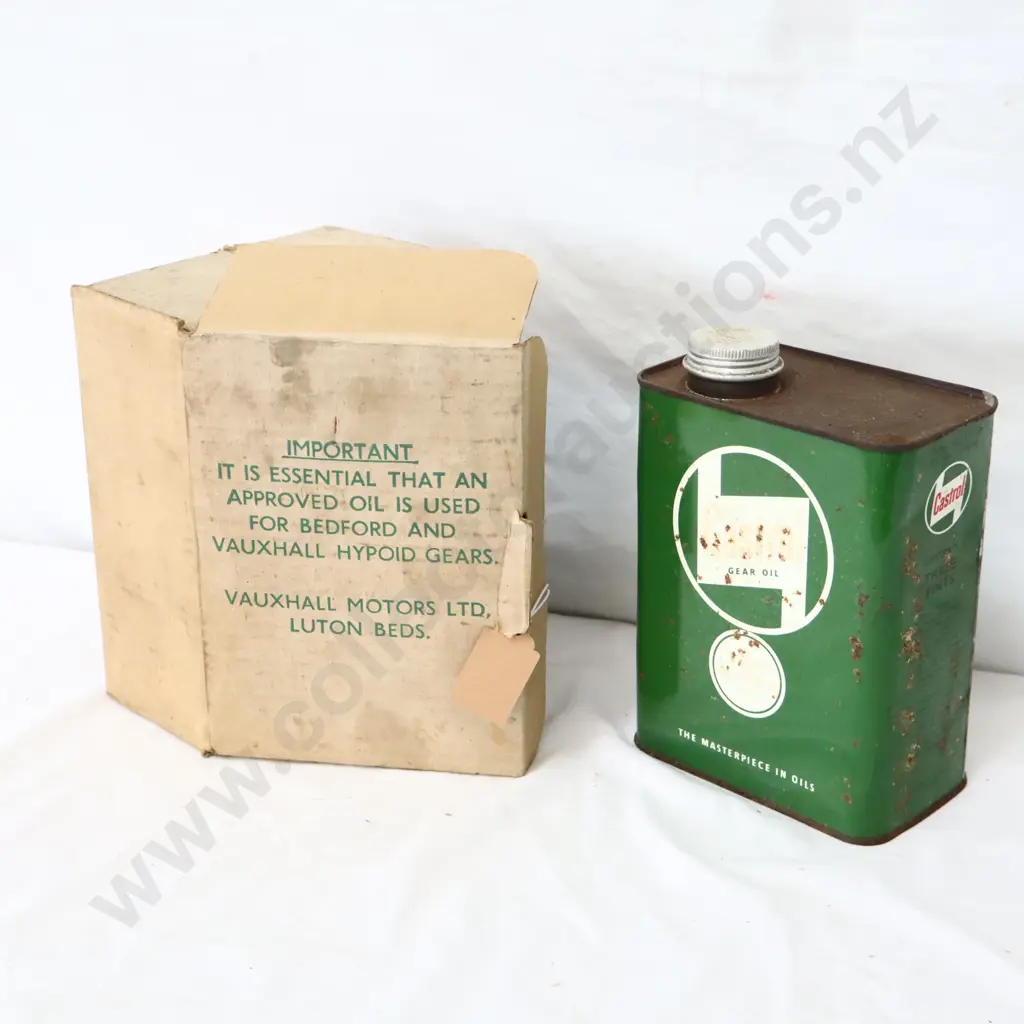 NEW OLD STOCK Castrol Thio Hypoy Tin In Original Cardboard And Full Image 1++