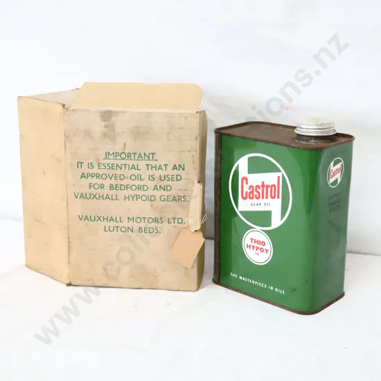 NEW OLD STOCK Castrol Thio Hypoy Tin In Original Cardboard And Full
