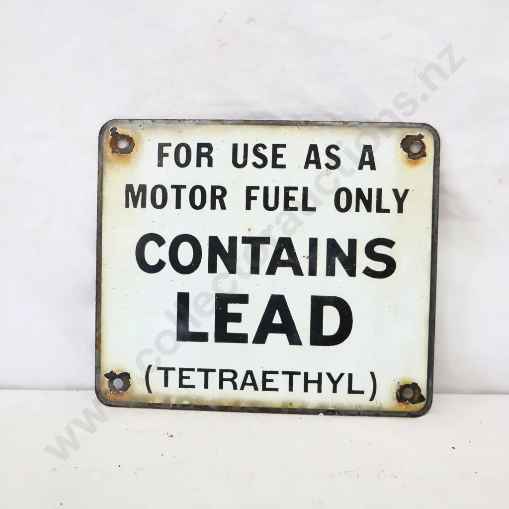 Bowser Enamel Sign Image 1++