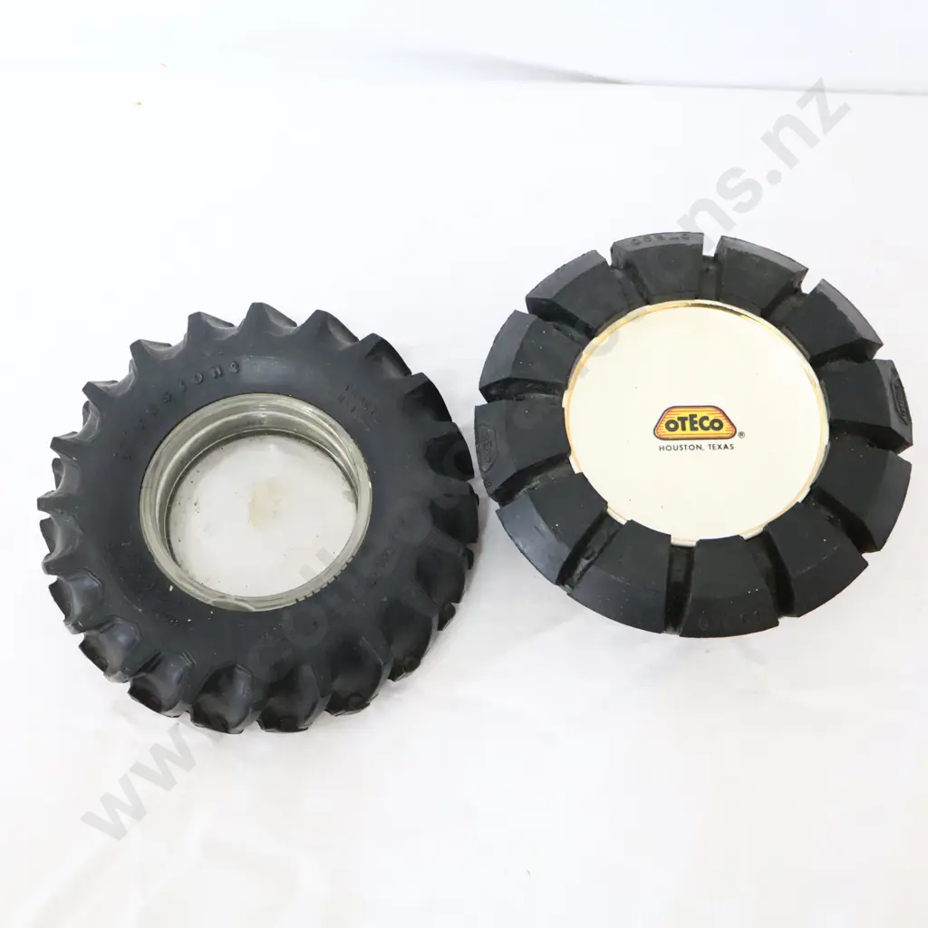 Oteco And Firestone Ashtrays Image 1++