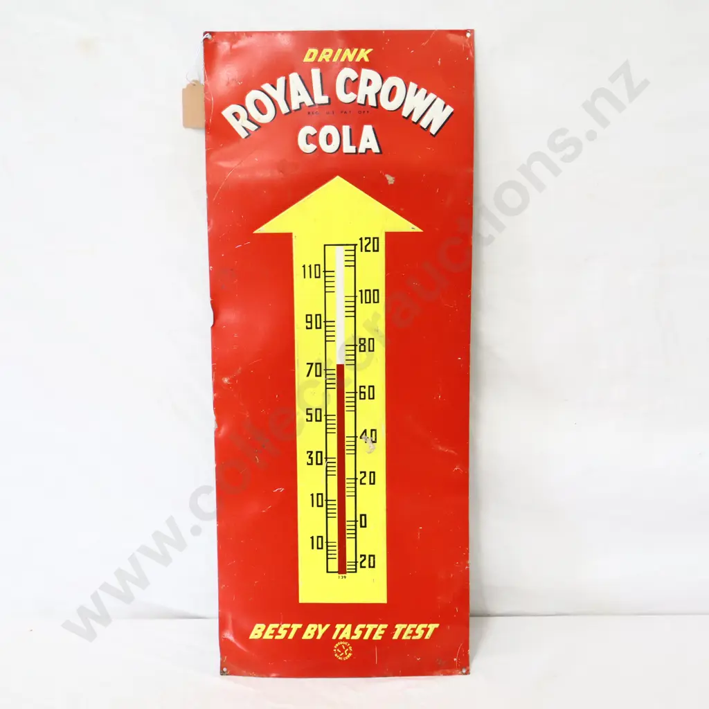 Royal Crown Coca Cola Tin Sign Image 1++