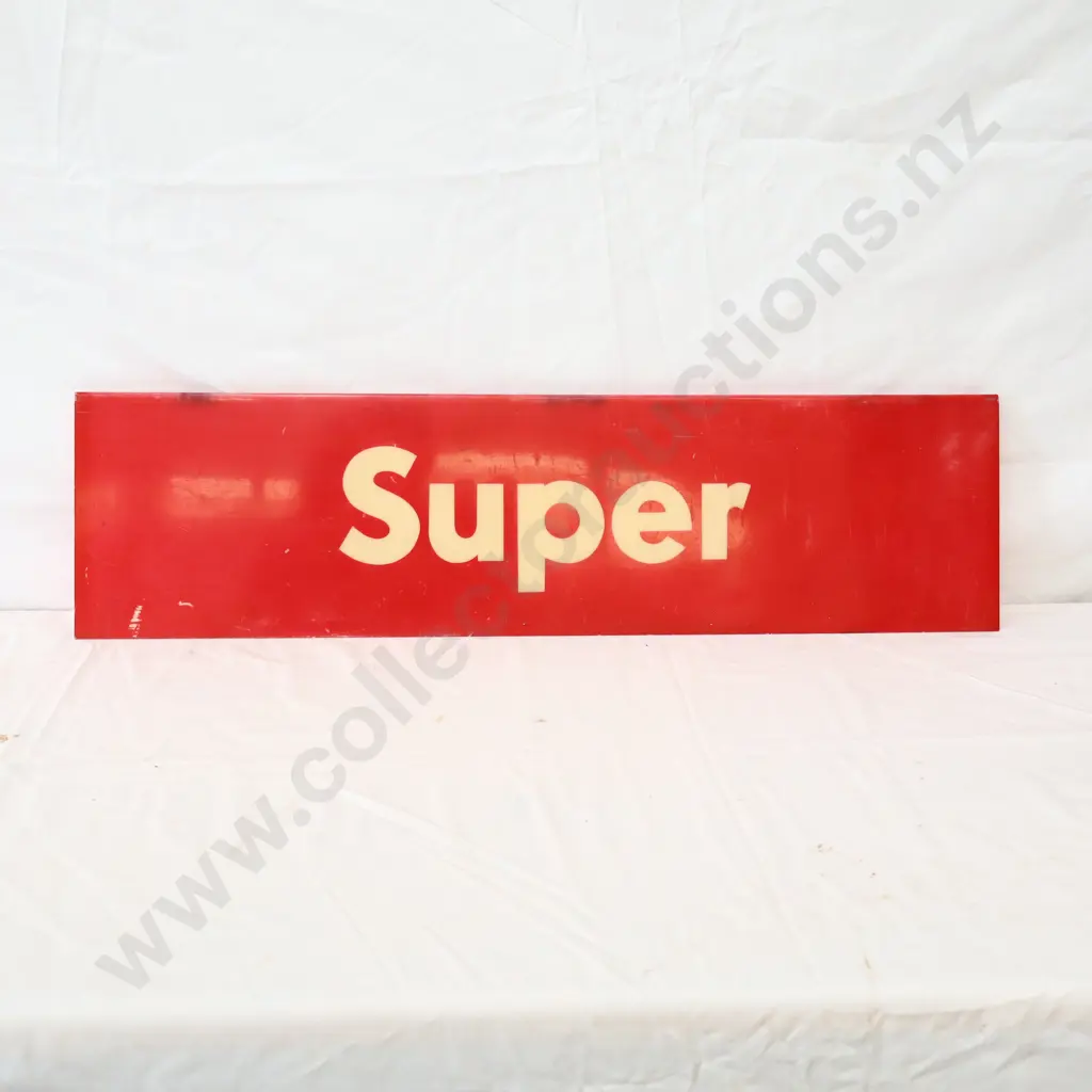 3 x Plastic Bowser Signs Super, Super and Diesel Image 1++