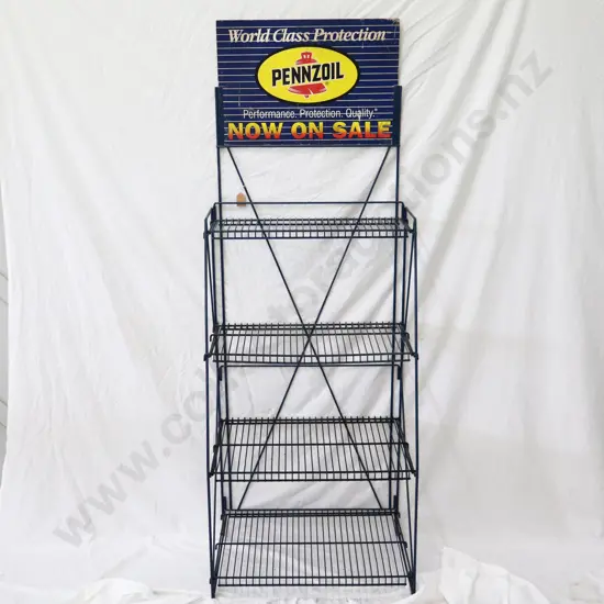 Pennzoil Advertising Stand There Are No Limits