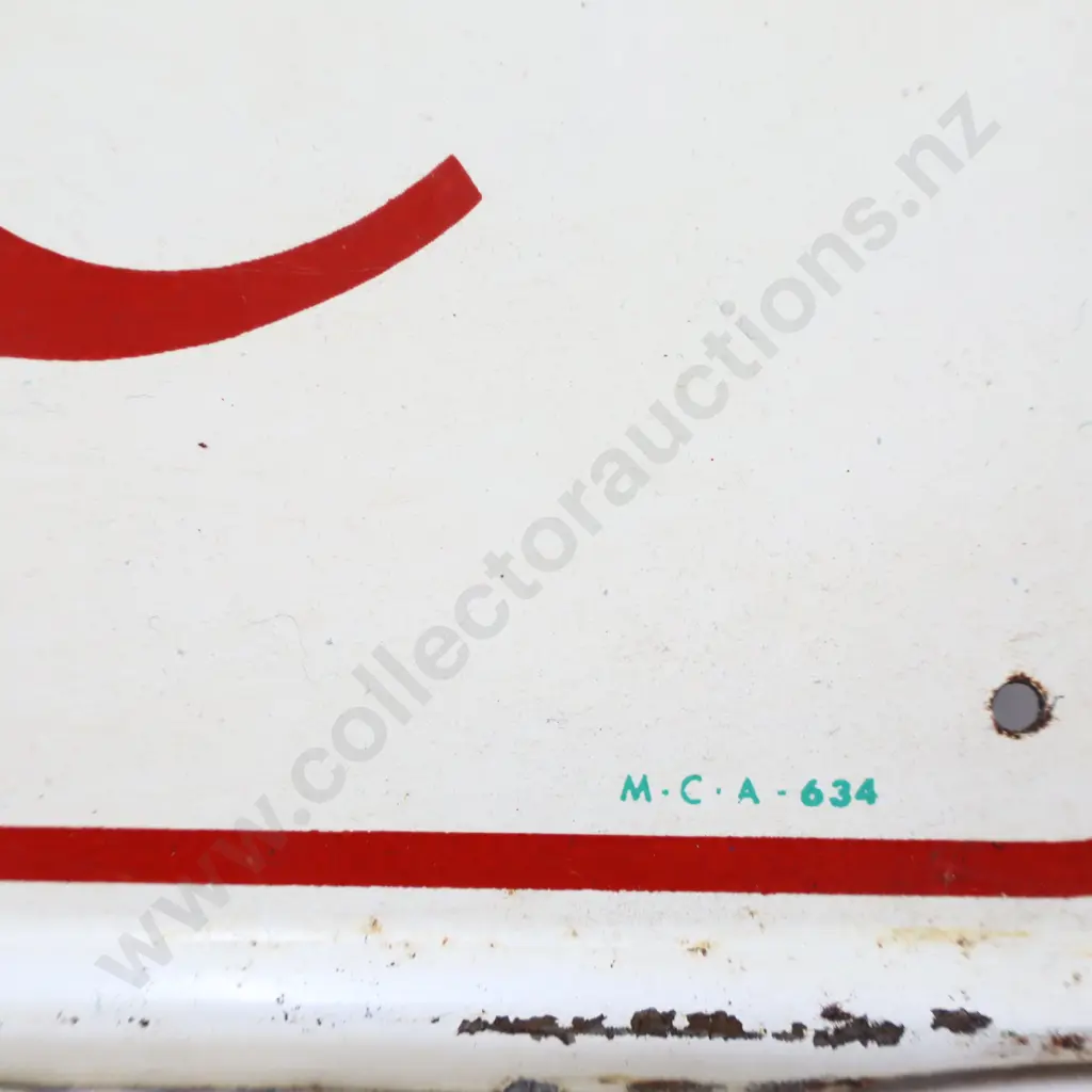 Things Go Better With Coke Tin Sign With Rolled Edges Image 1++