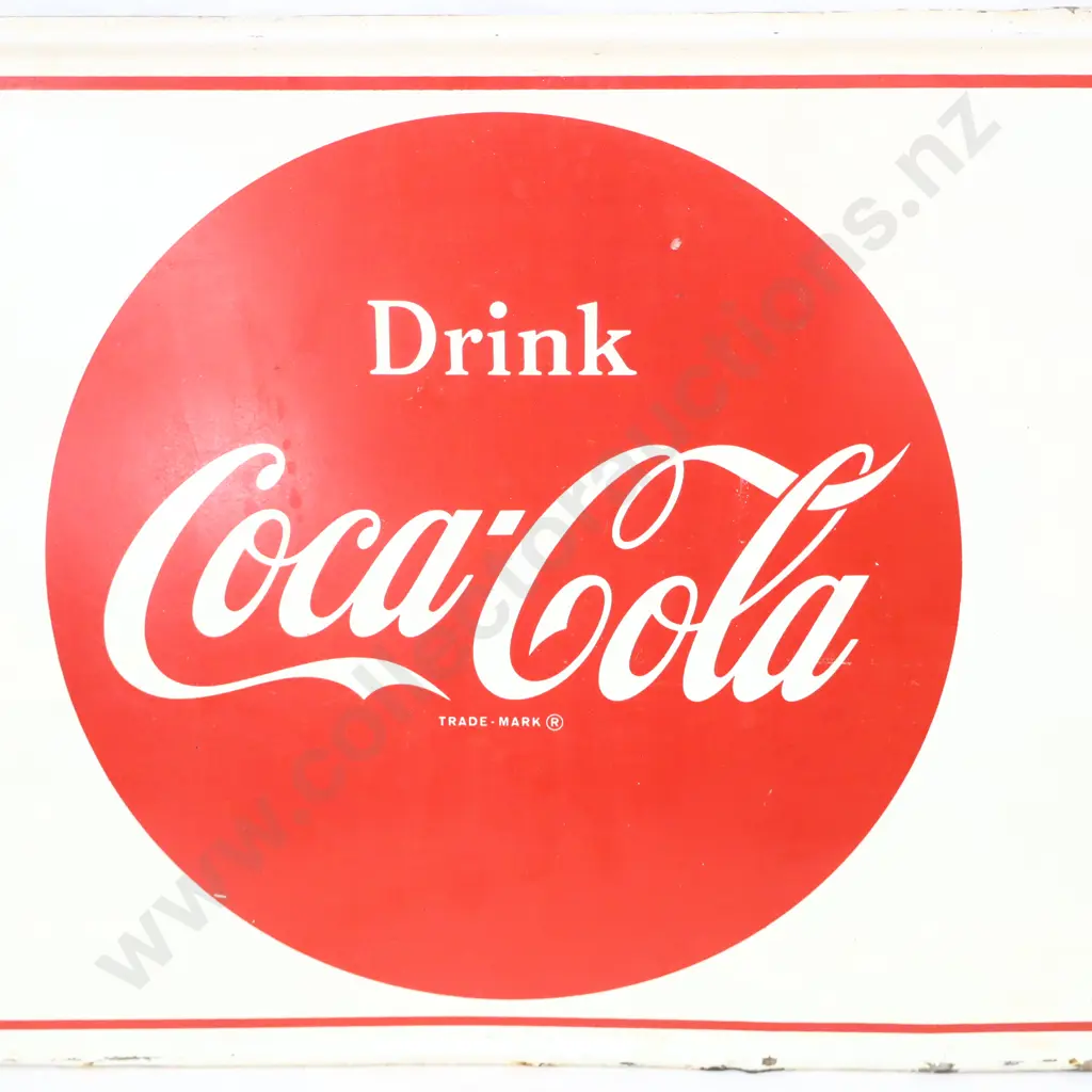 Things Go Better With Coke Tin Sign With Rolled Edges Image 1++