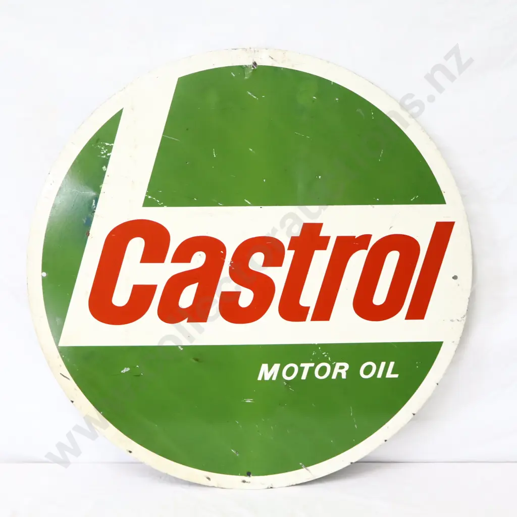 Double Sided Castrol Hockey Stick Sign Image 1++