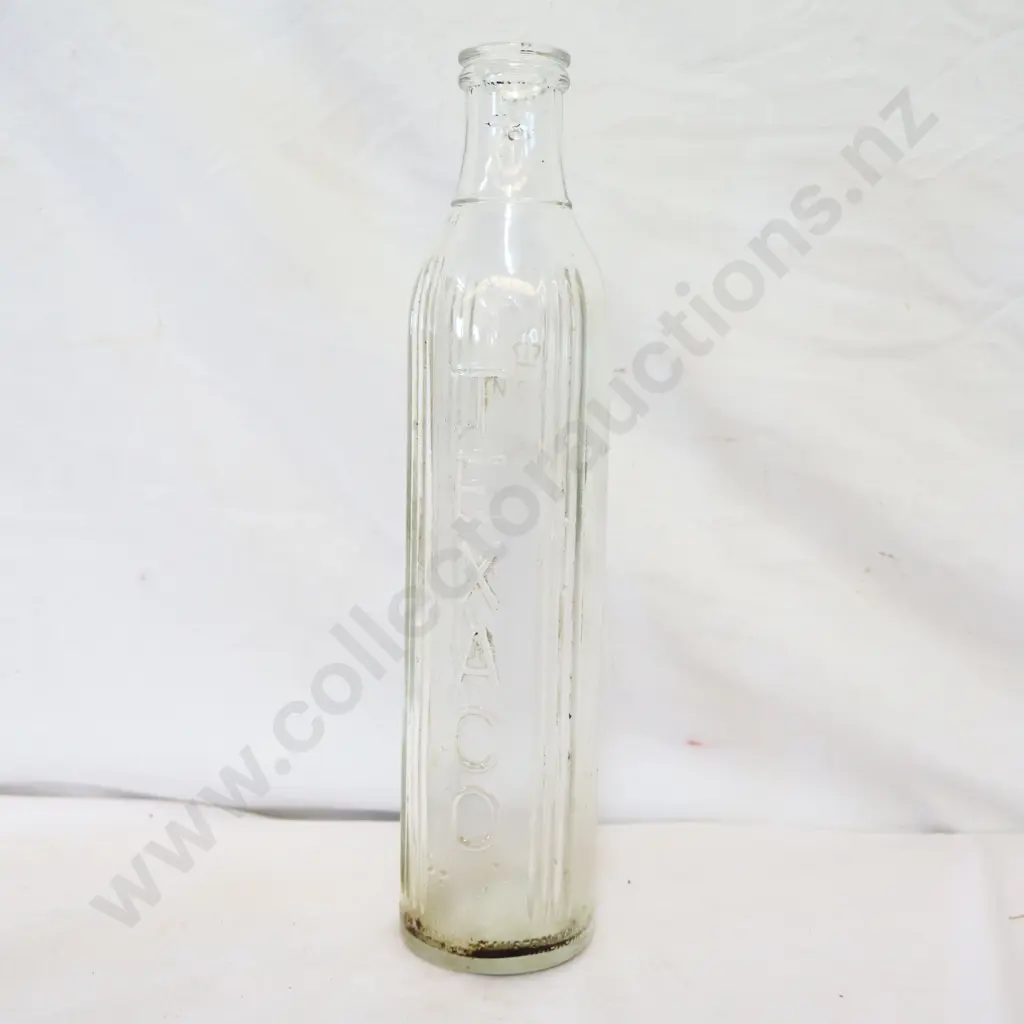 Texaco Oil Bottle One Quart Image 1++