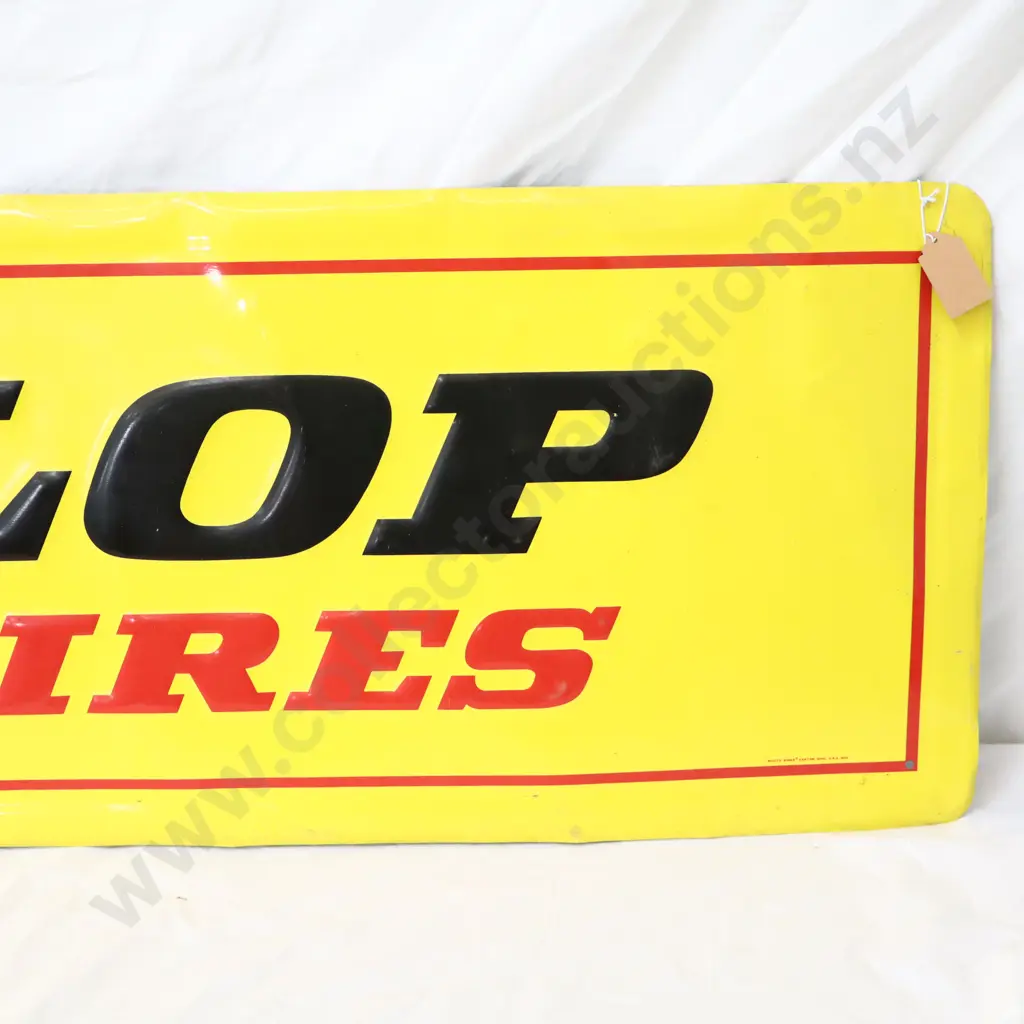Dunlop Embossed Tin Sign Image 1++