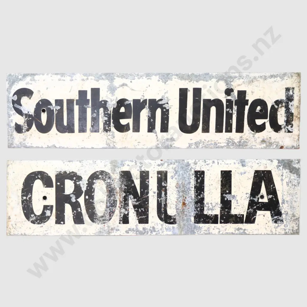 Ex Carlow Park Double Sided Cronulla/Southern United Image 1++