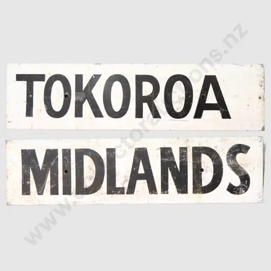 Ex Carlow Park  Double Sided Tokoroa/Midlands