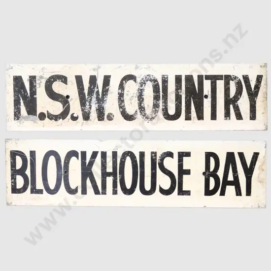 Ex Carlow Park Double Sided NSW County/Blockhouse Bay