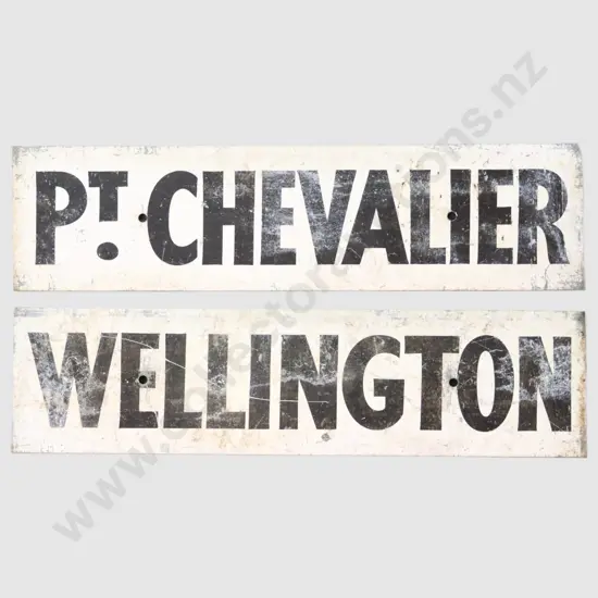 Ex Carlow Park Double Sided Point Chev/ Wellington