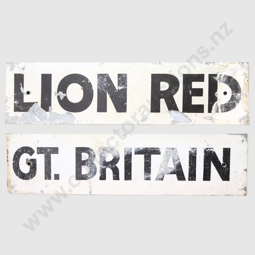 Ex Carlow Park Double Sided Lion Red/Gt Britain Image 1++