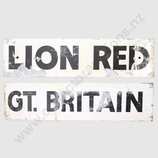 Ex Carlow Park Double Sided Lion Red/Gt Britain