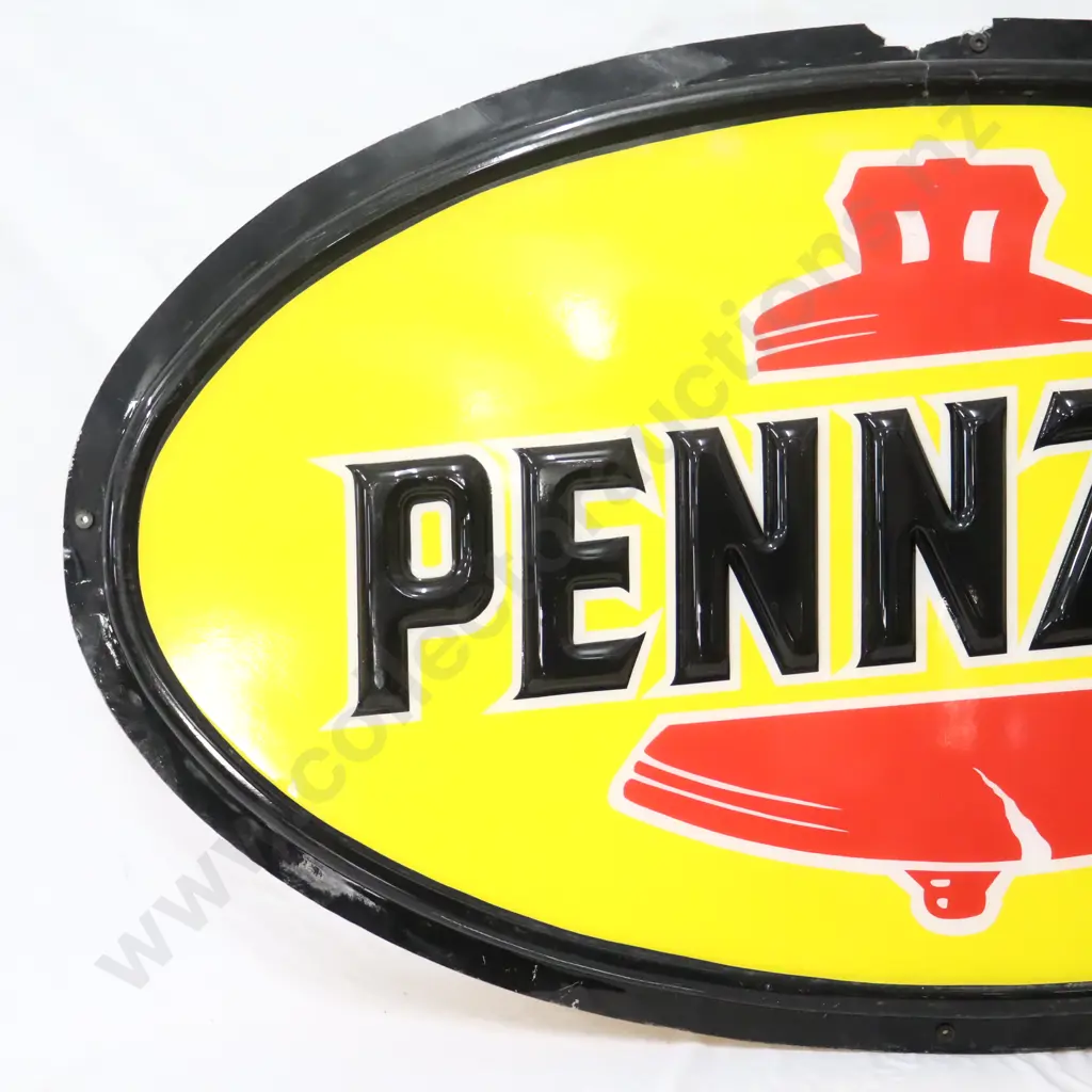 Pennzoil Oval Sign Medium A/F Image 1++