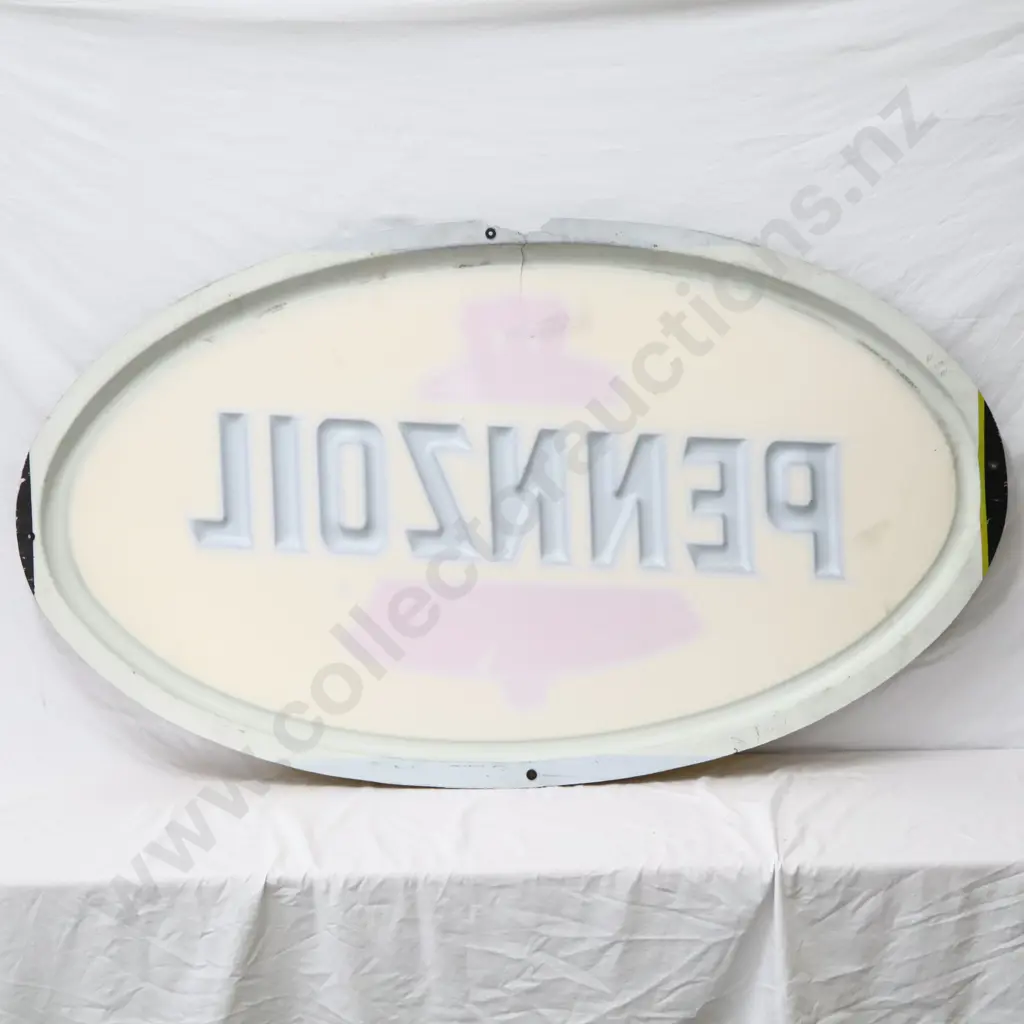 Pennzoil Oval Sign Medium A/F Image 1++