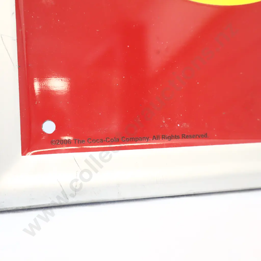 Pause…Drink Coca Cola Tin Embossed Sign Image 1++