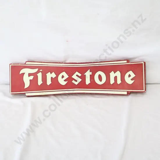 REPRODUCTION Firestone Sign
