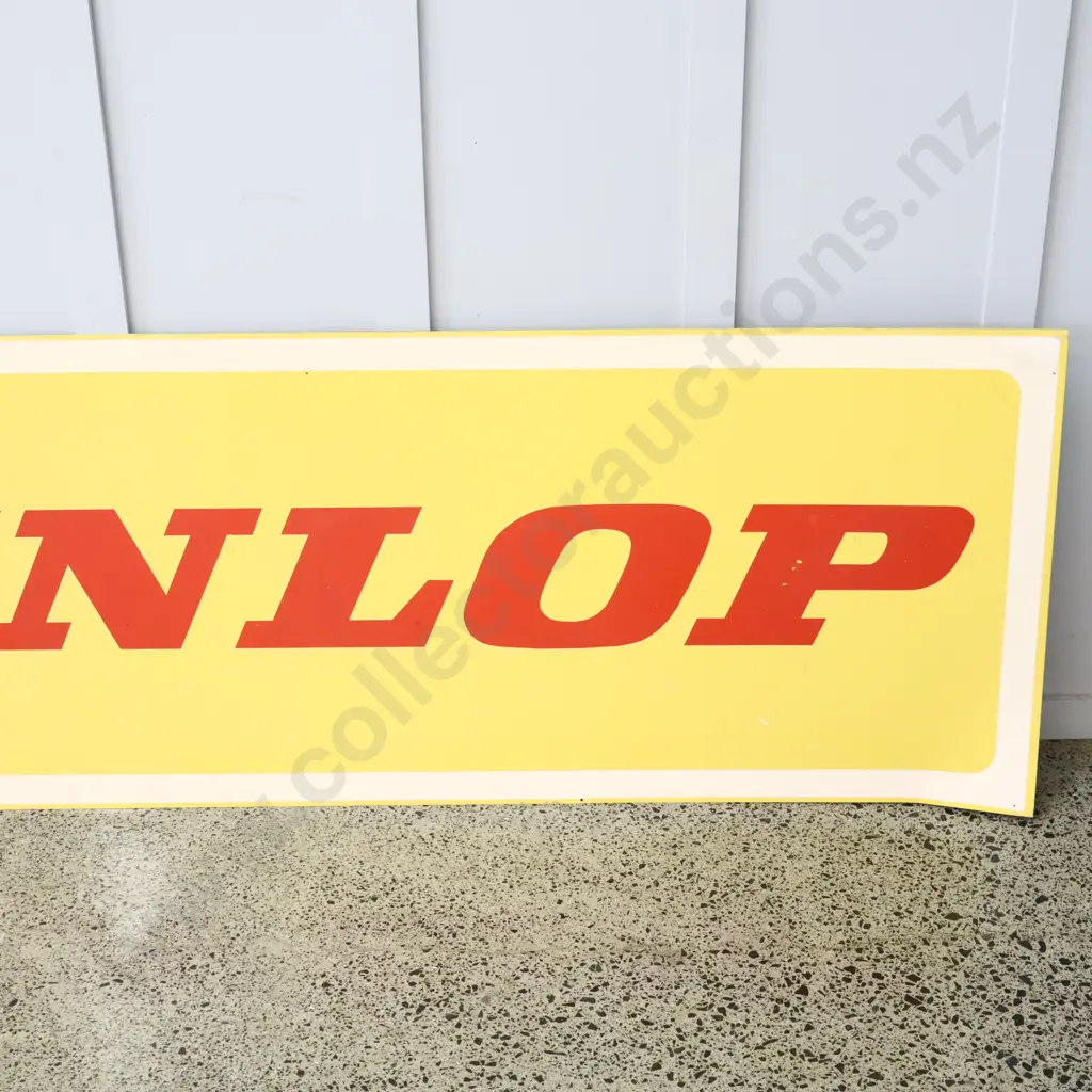 LARGE Dunlop Tin Sign Image 1++