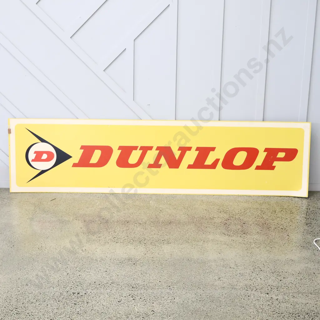 LARGE Dunlop Tin Sign Image 1++