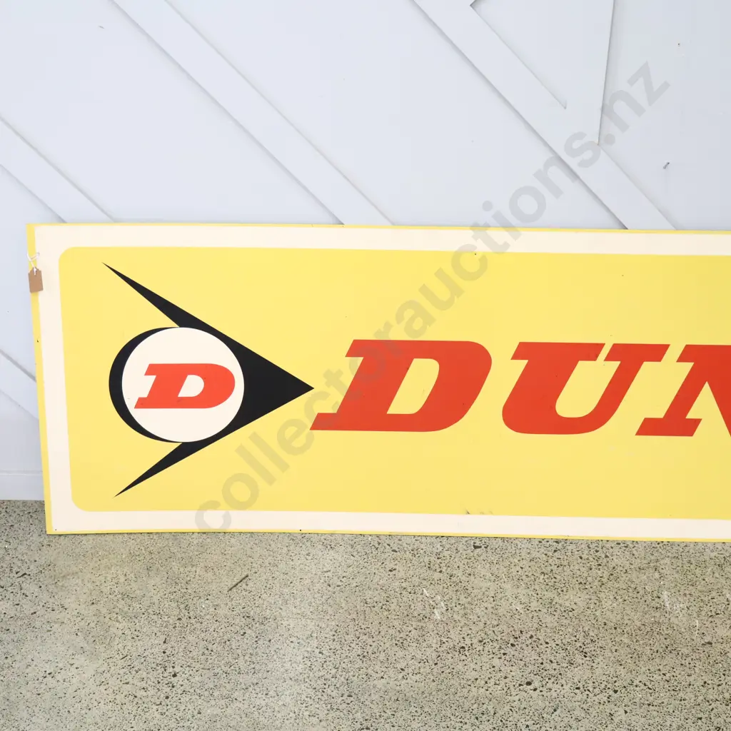 LARGE Dunlop Tin Sign Image 1++