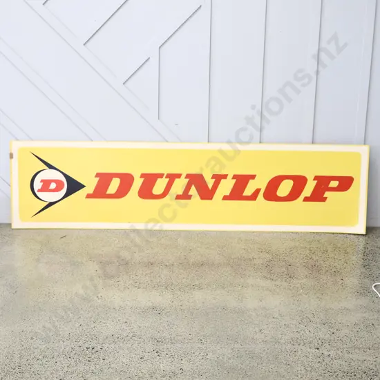 LARGE Dunlop Tin Sign
