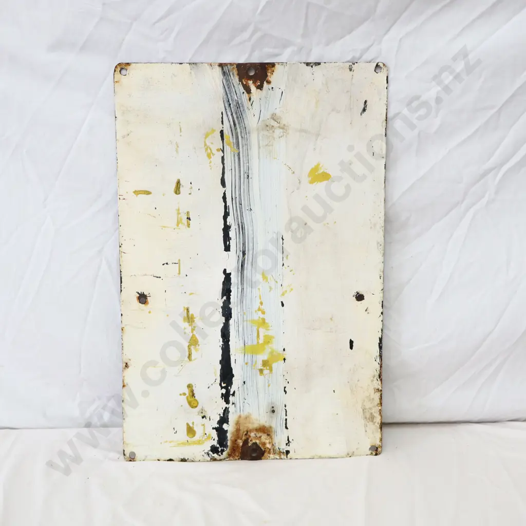 Enamel Bus Stop Sign Image 1++