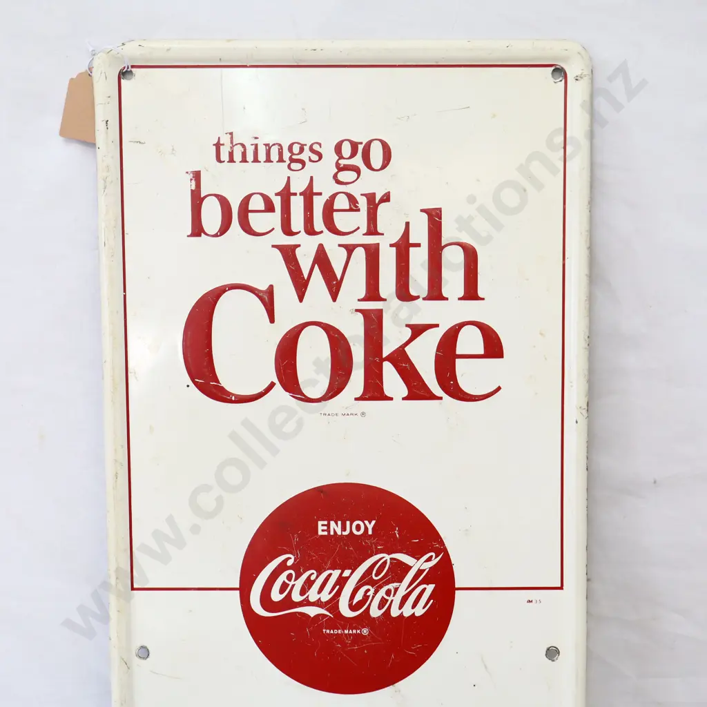 Coca Cola verticle Menu Sign Image 1++