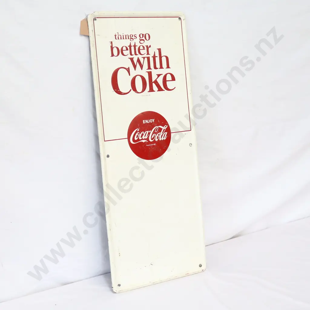 Coca Cola verticle Menu Sign Image 1++
