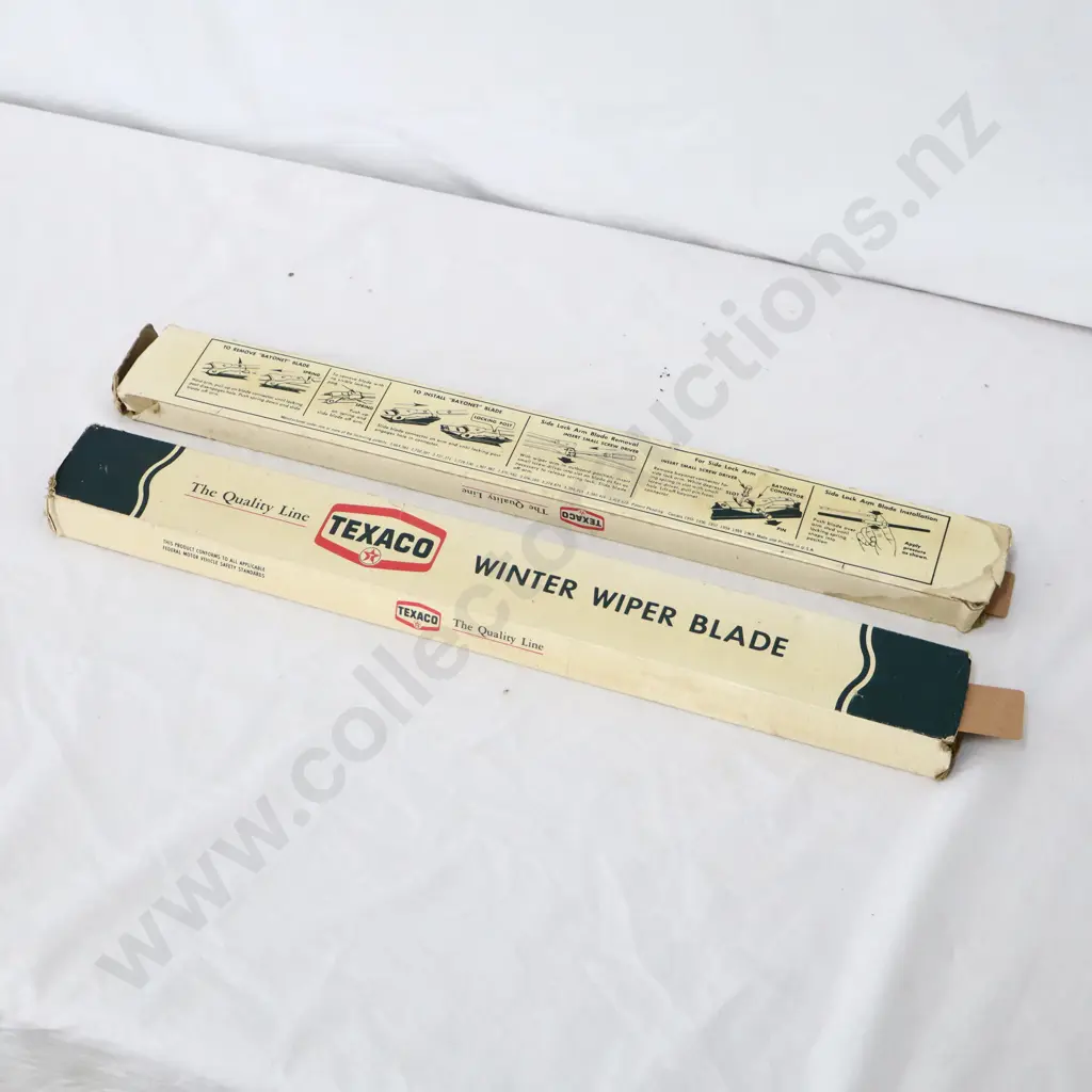 NEW OLD STOCK Pair of Texaco Wiper Blades Image 1++