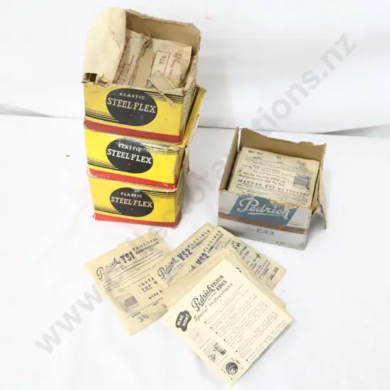 NEW OLD STOCK Pedrick abd Steel-Flex Piston Ring Sets