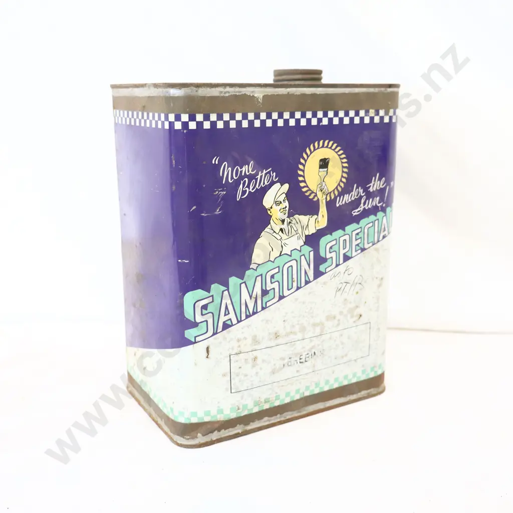 NEW OLD STOCK Samson Paint Tin Image 1++