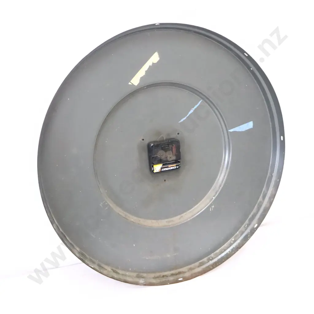 WORKING Pressed Steel Drink Coca Cola Advertising Clock Image 1++