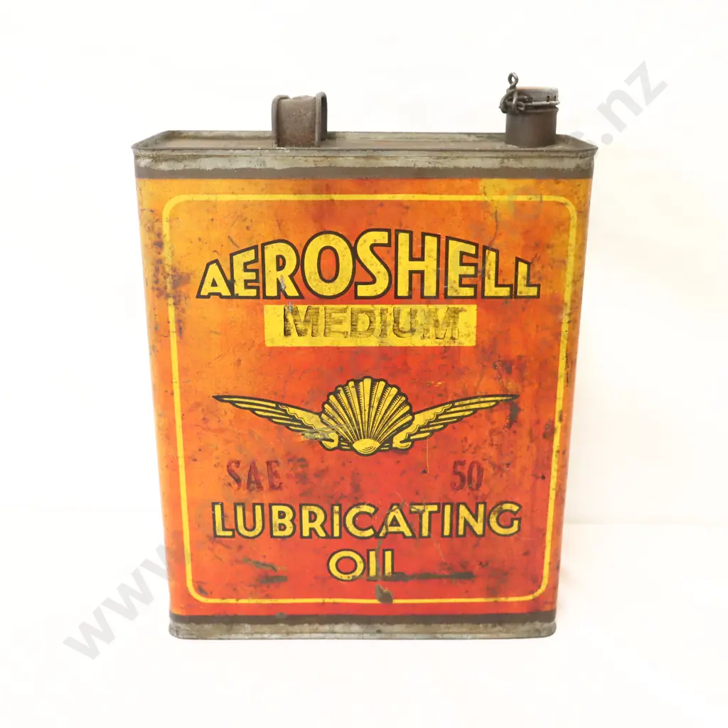 RARE Aeroshell Lubricating Oil Tin Image 1++
