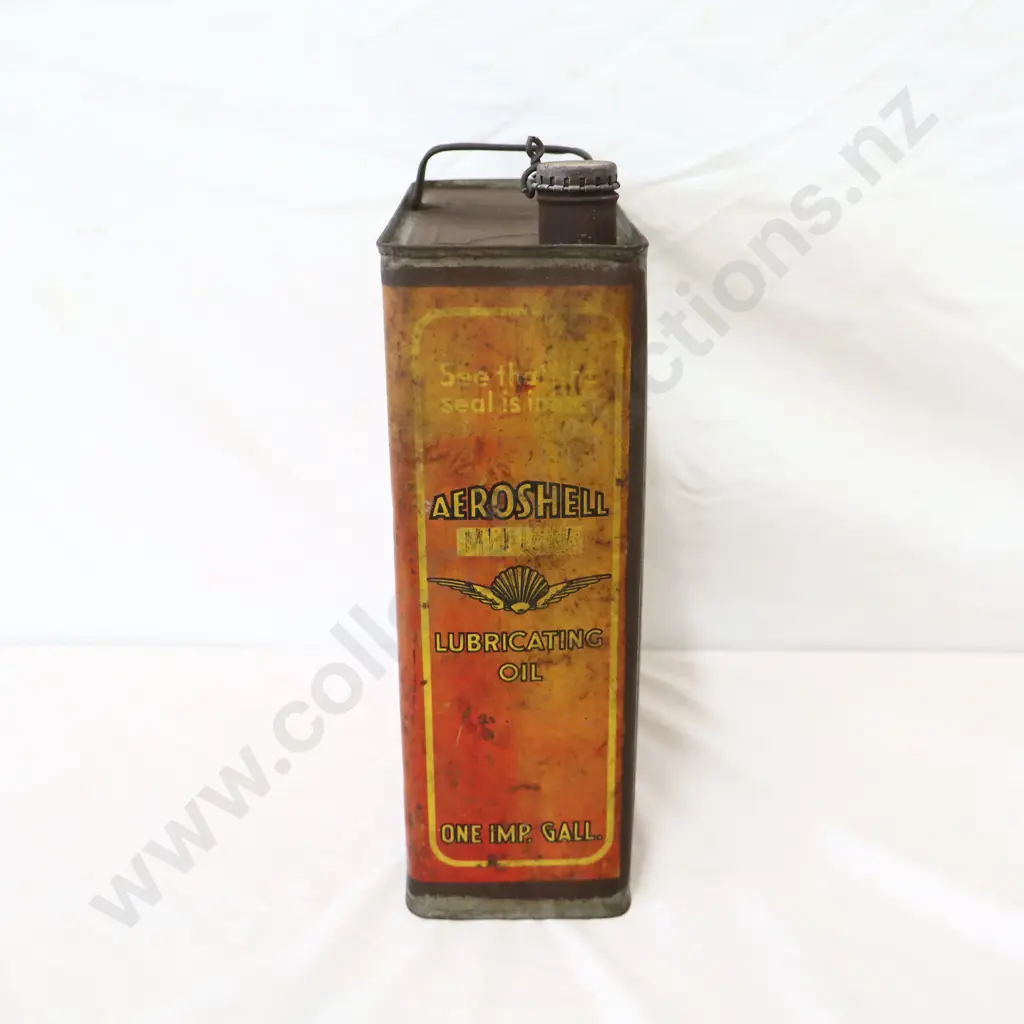RARE Aeroshell Lubricating Oil Tin Image 1++