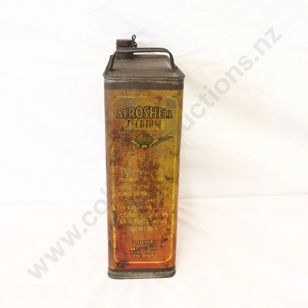 RARE Aeroshell Lubricating Oil Tin Image 1++