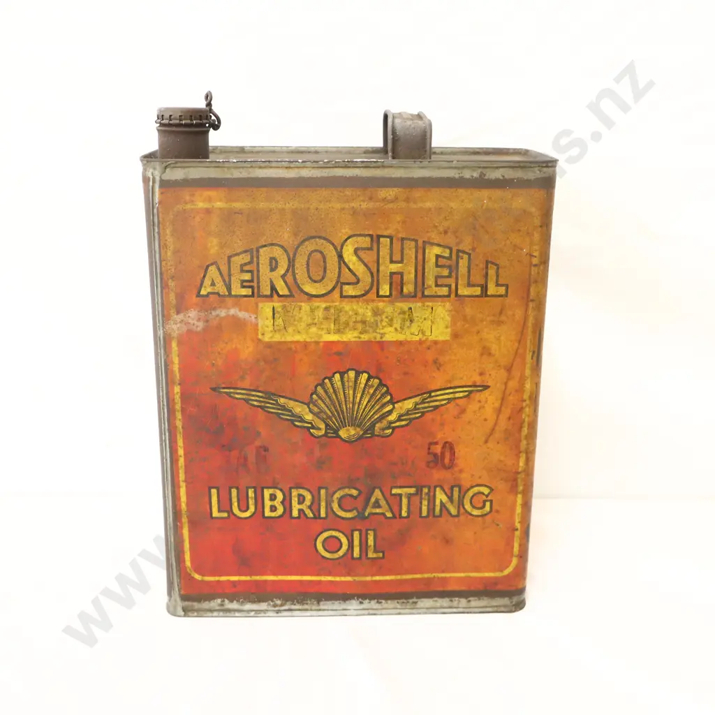 RARE Aeroshell Lubricating Oil Tin Image 1++