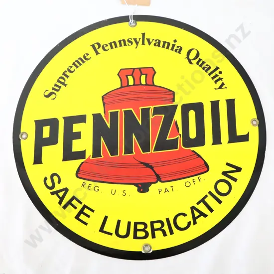 REPRODUCTION Pennzoil Sign