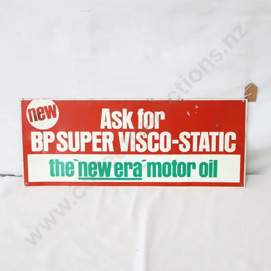 BP Visco Static Bottle Rack Sign