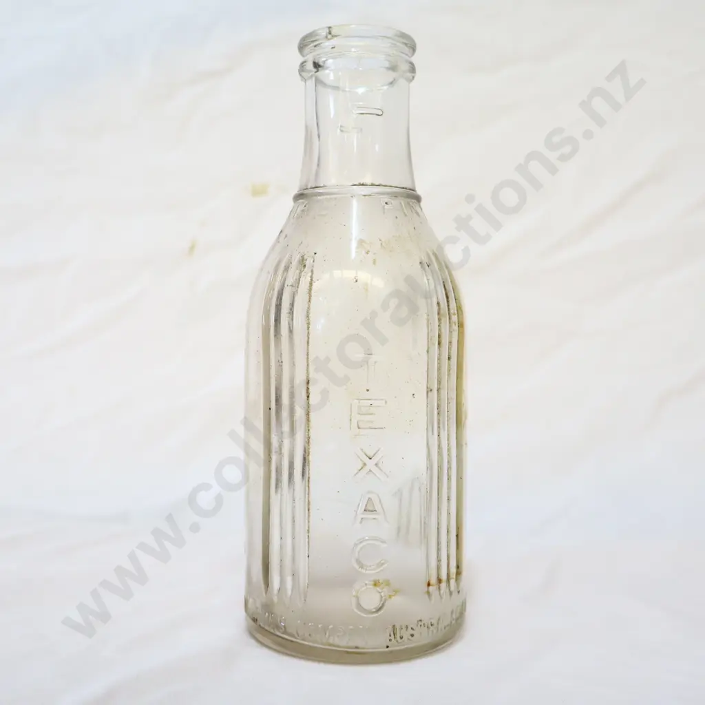 Texaco Oil Bottle 1 Pint Image 1++