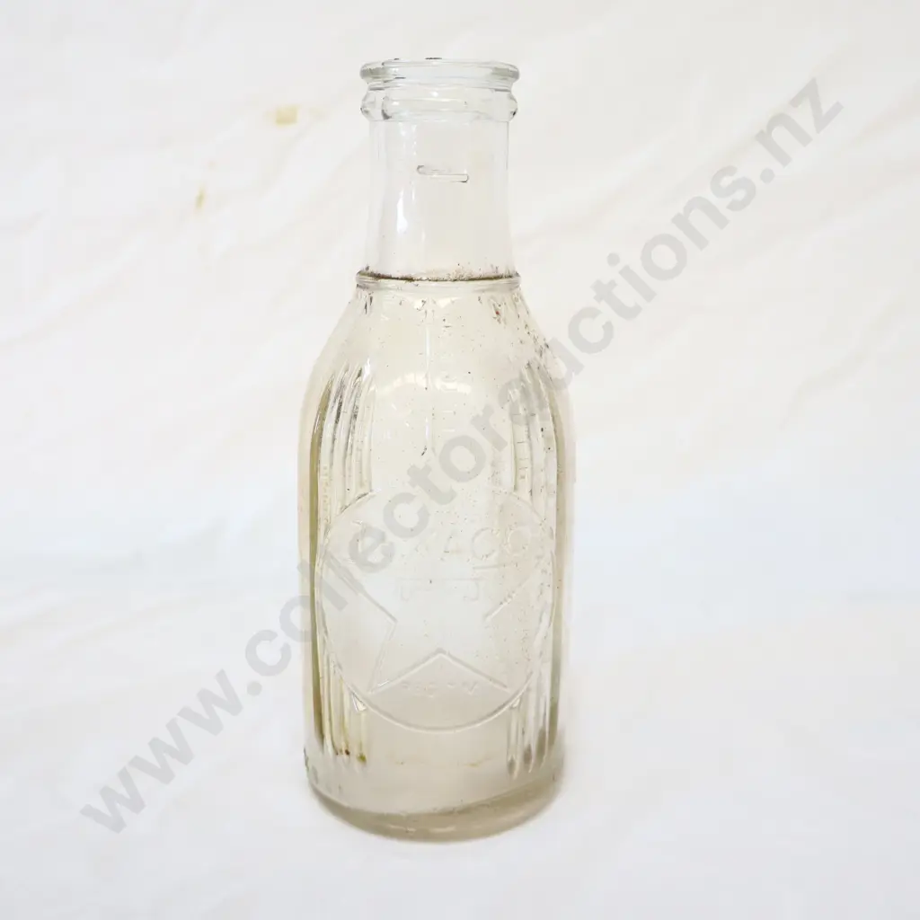 Texaco Oil Bottle 1 Pint Image 1++
