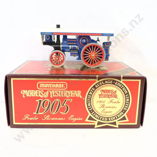 Matchbox models of yesteryear Y-19 1905 Fowler Showmans Engine 