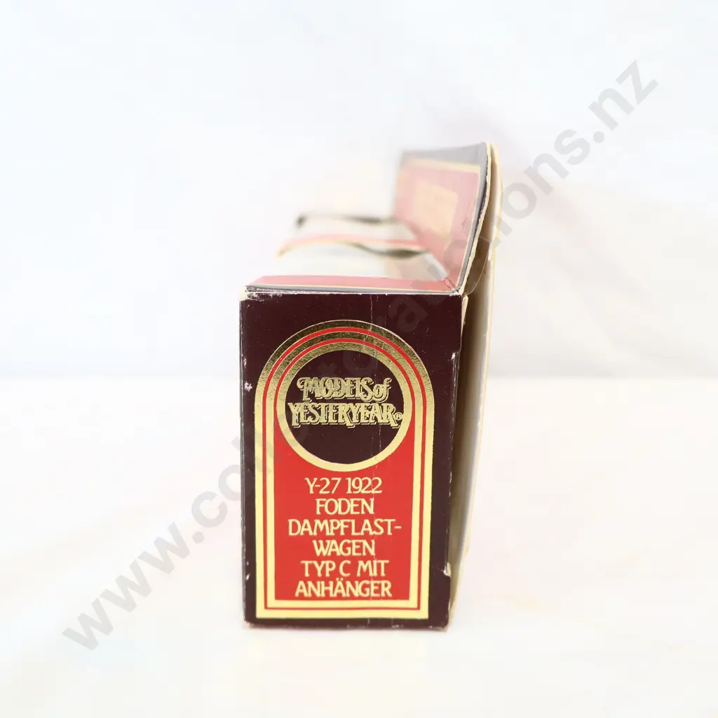 Matchbox models of yesteryear Y-27 1922 Foden 'C' Type Steam wagon and Trailer Image 1++