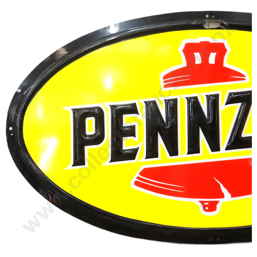 Pennzoil Embossed Sign Image 1++