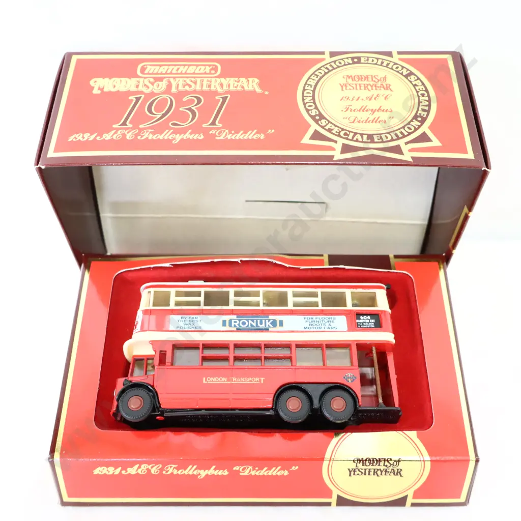 Matchbox Models of yesteryear Y10 1931 Trolleybus "Diddler" Image 1++