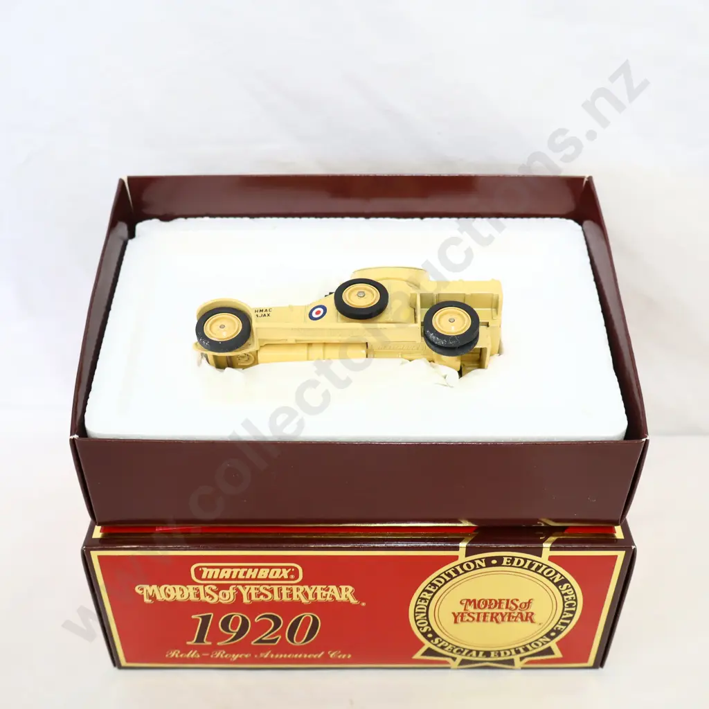 Matchbox models of yesterday YS -38 1920 Rolls Royce Armoured car  Image 1++