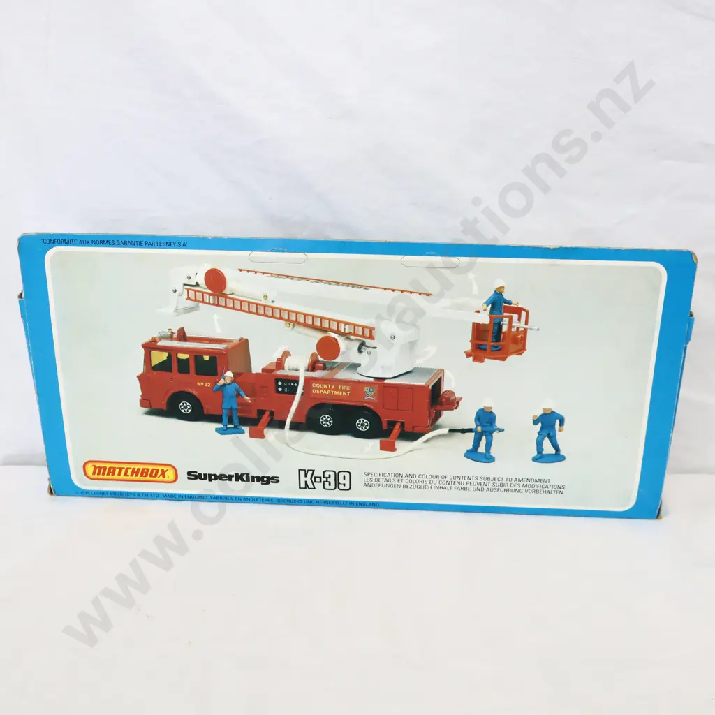 Matchbox SuperKings  K-39 Fire engine  Image 1++
