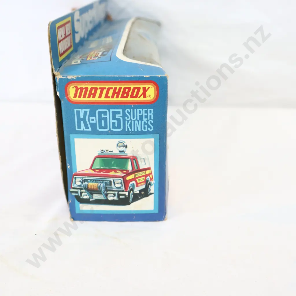 Matchbox SuperKings K-65 Plymouth Emergency Rescue  Image 1++