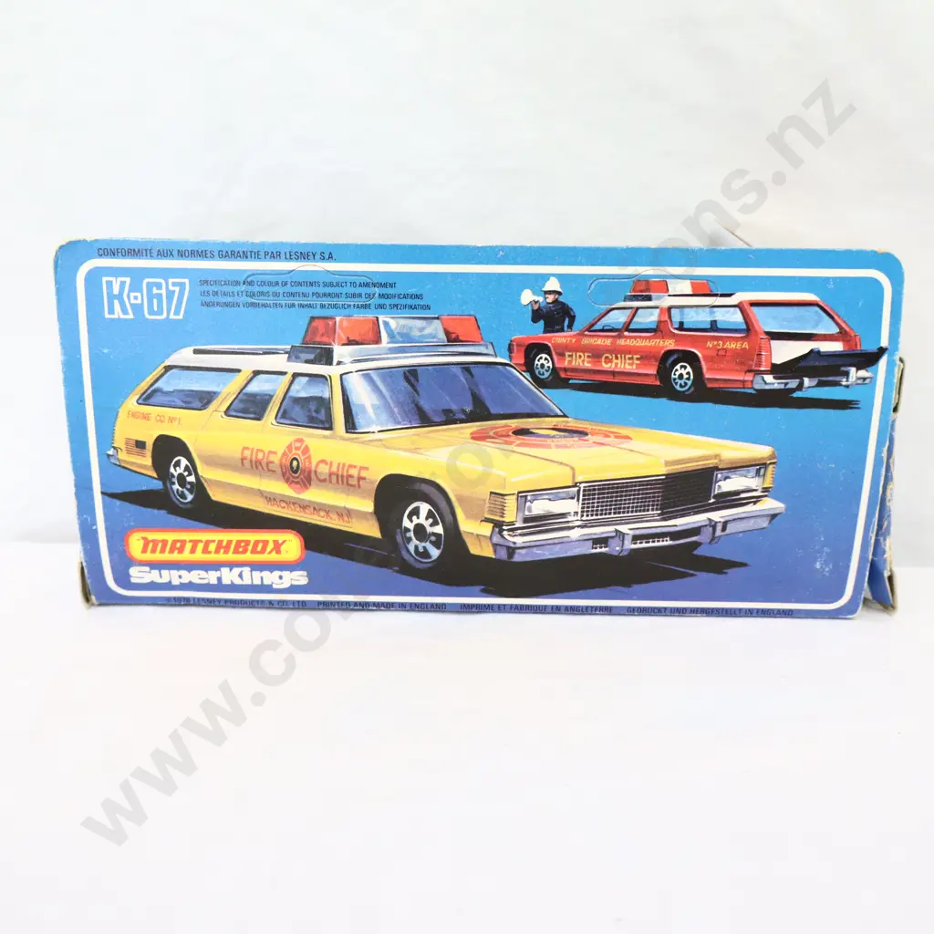 Matchbox K-67 Dodge Monaco  Fire Chief Image 1++