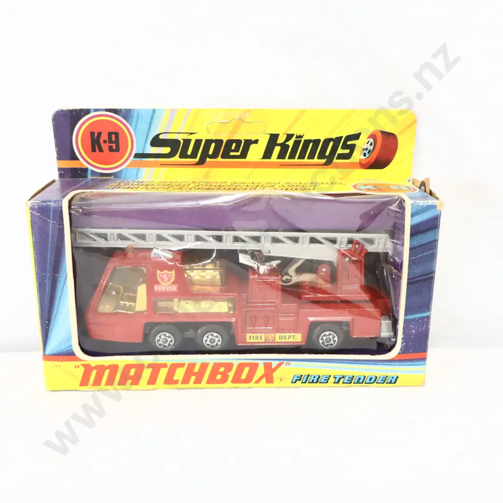 Matchbox SuperKings K-9 Fire Tender Truck  Image 1++